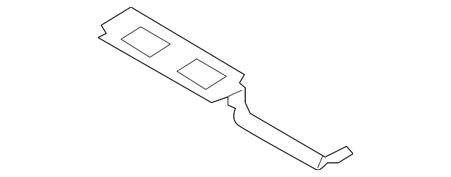 997-521-643-01 CONTROL MODULE BRACKET, RIGHT