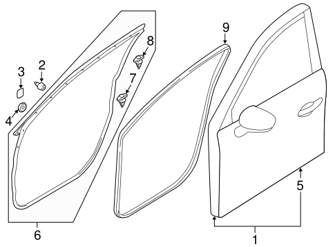 Door & Components for 2013 Mazda CX-5 #0