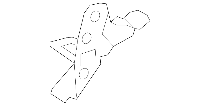 13224649 Деталь OUTER SUPPORT, RIGHT