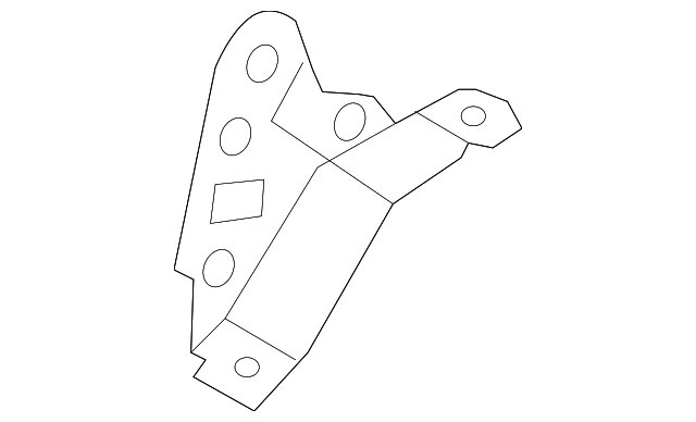 13224650 Деталь CENTER SUPPORT, LEFT