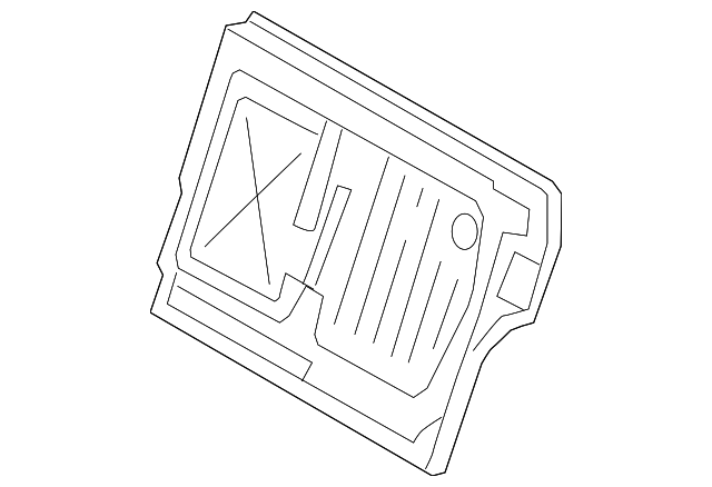13162143 Деталь SEAT BACK PANEL, LEFT