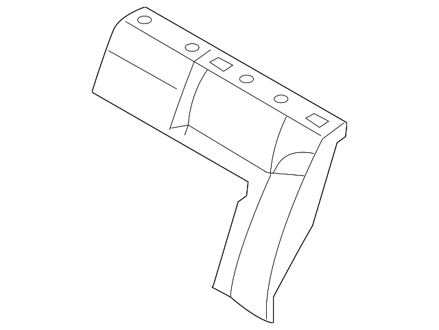 13204032 Деталь SEAT BACK PAD, LEFT