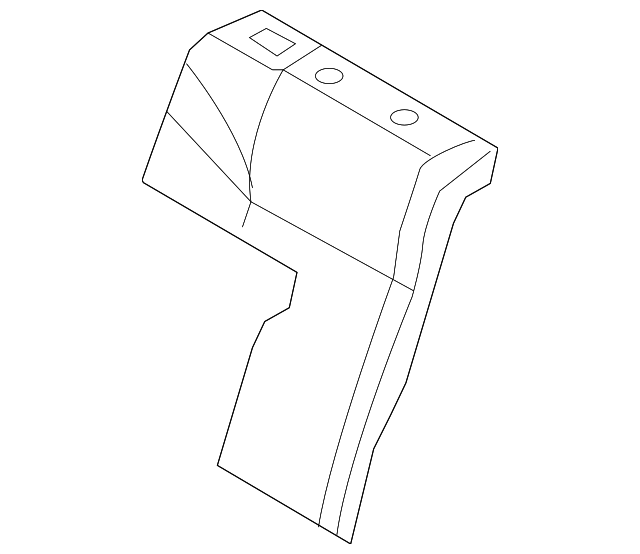 13204033 Деталь SEAT BACK PAD, RIGHT