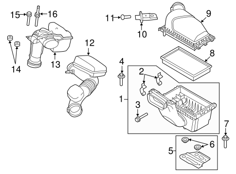 Engine/Air Intake for 2015 Ford Explorer #1