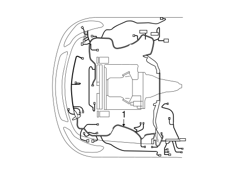 Wiring Harness for 2014 Infiniti Q60 #1