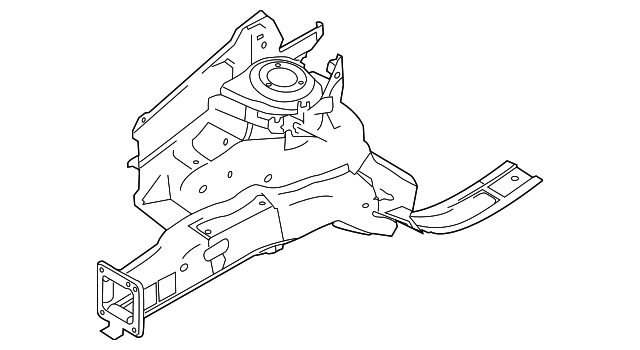 9T1Z-16055-A Деталь APRON/RAIL ASSY, LEFT