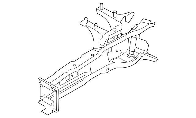2T1Z-61102A56-A Деталь RAIL ASSY, RIGHT