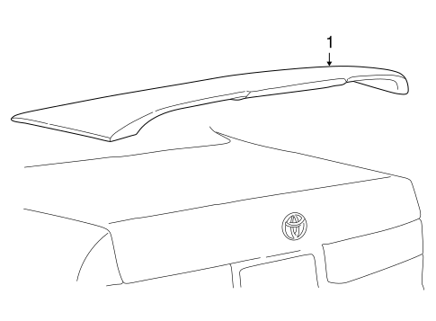 BODY/SPOILER for 1999 Toyota Camry #1