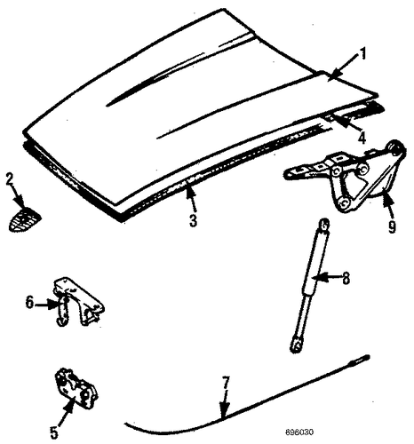 911 HOOD & COMPONENTS