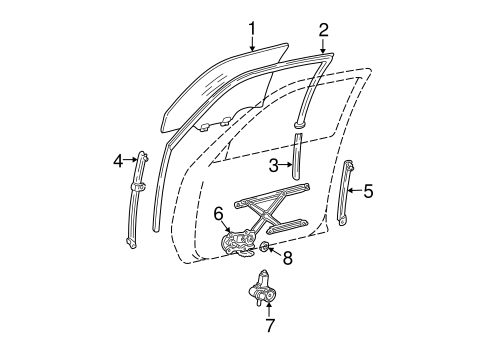 BODY/FRONT DOOR for 2005 Toyota Camry #4