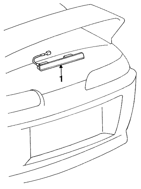 ELECTRICAL/HIGH MOUNTED STOP LAMP for 1997 Toyota Supra #1