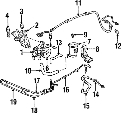 Stay, Power Steering Pump Adjuster Stay, Power Steering Pump Adjuster