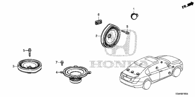 Speaker for 2015 Honda Accord #0