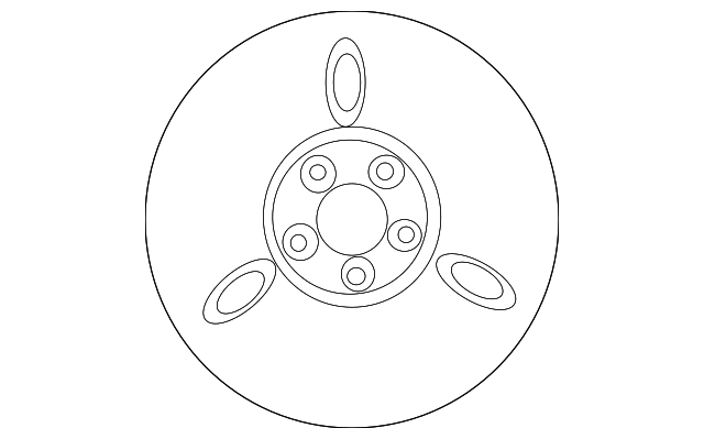 XR3Z1007MA Деталь WHEEL, ALLOY
