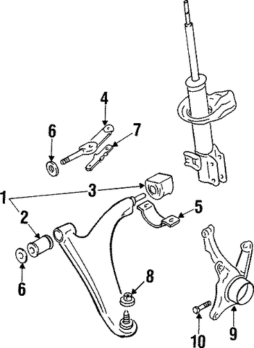 Metro SUSPENSION COMPONENTS