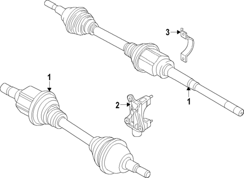 Axle Shafts & Joints for 2016 Ford Edge #0