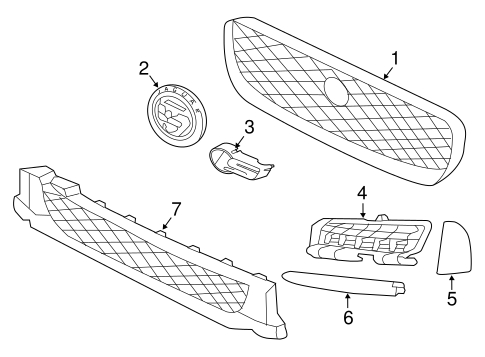 XF GRILLE & COMPONENTS