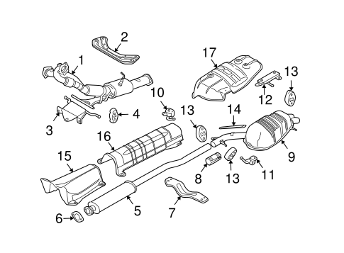 XC90 EXHAUST COMPONENTS