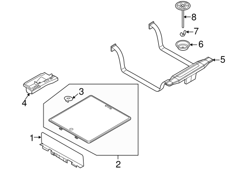 Range Rover INTERIOR TRIM - REAR BODY