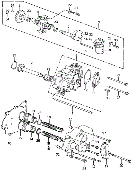 TRANSMISSION - HONDAMATIC/HMT SERVO BODY - GOVERNOR for 1981 Honda CIVIC HATCHBACK #1