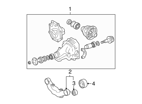 Axle & Differential for 2012 Toyota Highlander #0