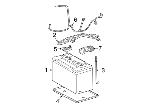 ELECTRICAL/BATTERY for 2003 Toyota 4Runner #1