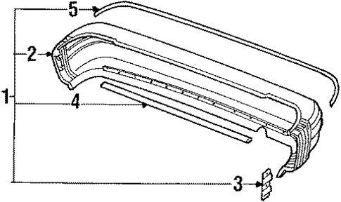 9000 BUMPER & COMPONENTS - REAR