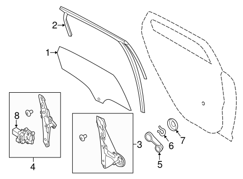 Body/Rear Door for 2015 Ford Focus #2