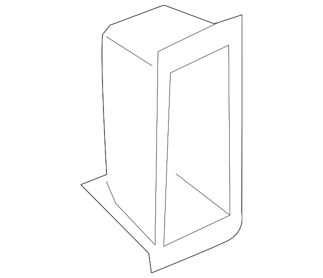 1WP34DX9AA Деталь AIR OUTLET POCKET, RIGHT