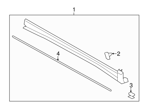 MKC EXTERIOR TRIM - PILLARS