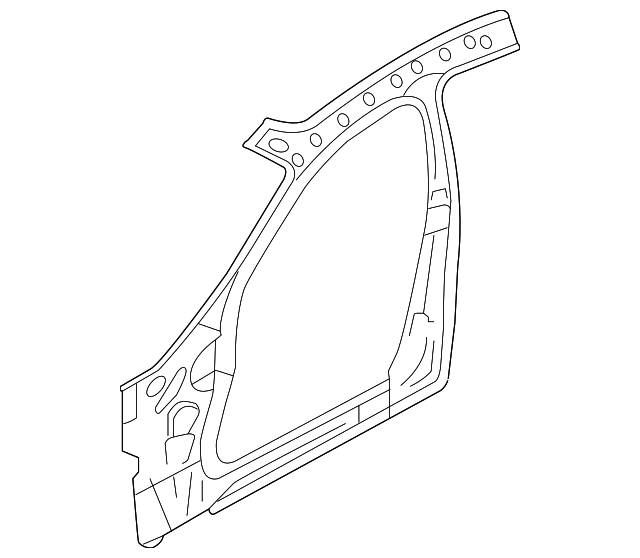 XR829316 Деталь INNER UNISIDE, LEFT
