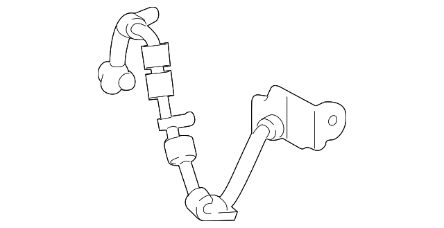 C2D13422 Деталь BRAKE HOSE, LEFT