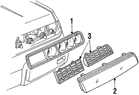Fiero COMBINATION LAMPS