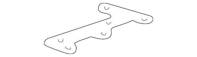 BTR6657 Деталь CARGO NET RETAINER PLATE, LEFT