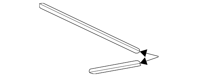 EDV500190 Деталь TRIM MOLDING