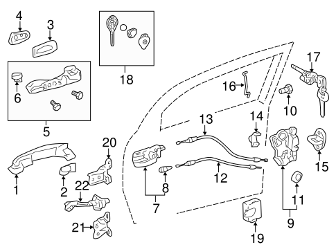 ELECTRICAL/KEYLESS ENTRY COMPONENTS for 2014 Scion tC #1