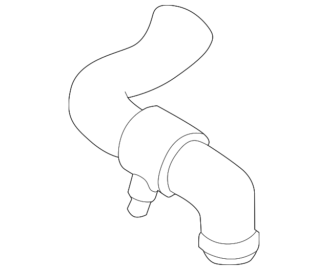 4967857 Деталь AIR PIPE, LEFT