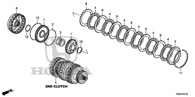 TRANSMISSION - AUTOMATIC/AT CLUTCH (2ND) (L4) for 2012 Honda ACCORD SEDAN #1