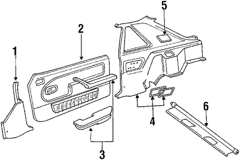 Mustang INTERIOR TRIM