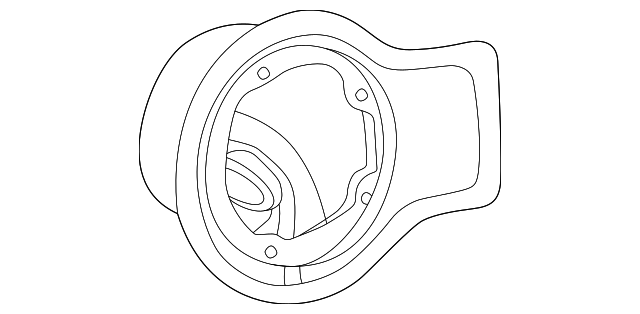XR3Z6127936AA Деталь FUEL POCKET