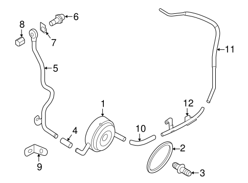 Oil Cooler for 2016 Nissan Murano #0