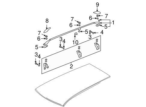 Luggage Carrier for 2002 Volkswagen Jetta #0