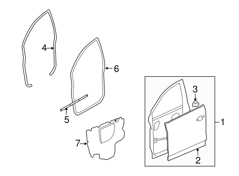 Vue DOOR & COMPONENTS
