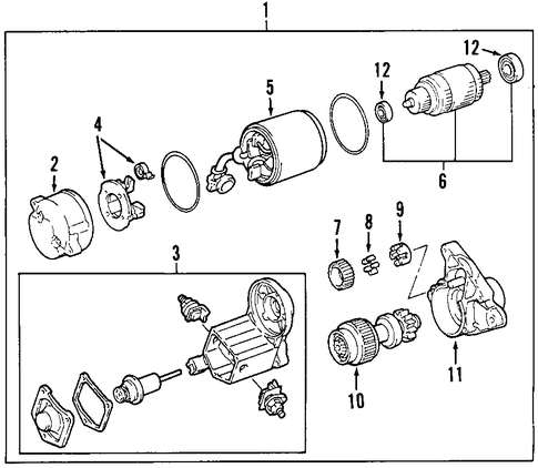 ELECTRICAL/STARTER for 1999 Toyota Sienna #2