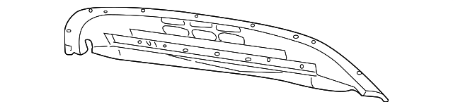3F1Z-8327-AA LOWER DEFLECTOR