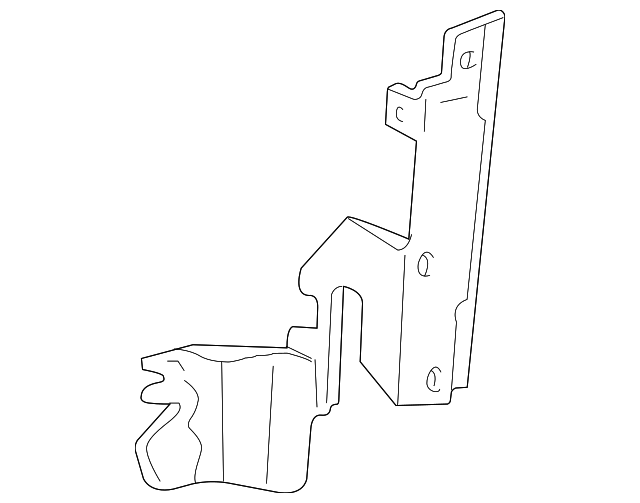 F6DZ-8310-B AIR DEFLECTOR, RIGHT