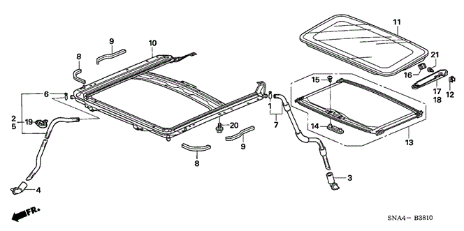 Interior/Bumper/Sliding Roof for 2006 Honda CIVIC SEDAN #1