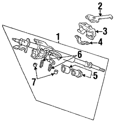 Collar, Steering Retainer Collar, Steering Retainer