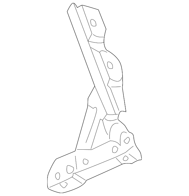 F4ZZ-6342701-A Деталь HINGE, LEFT