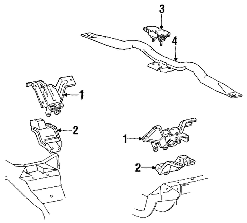 Grand Marquis ENGINE & TRANS MOUNTING